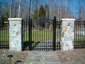 ornamental fences on fancy property