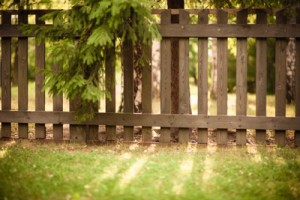 wood fence